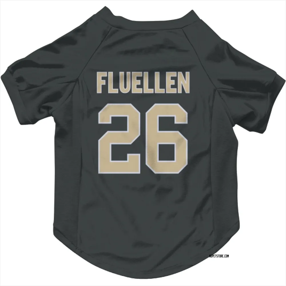 New Orleans Saints Travion Fluellen Black Pet Jersey for Dog & Cat