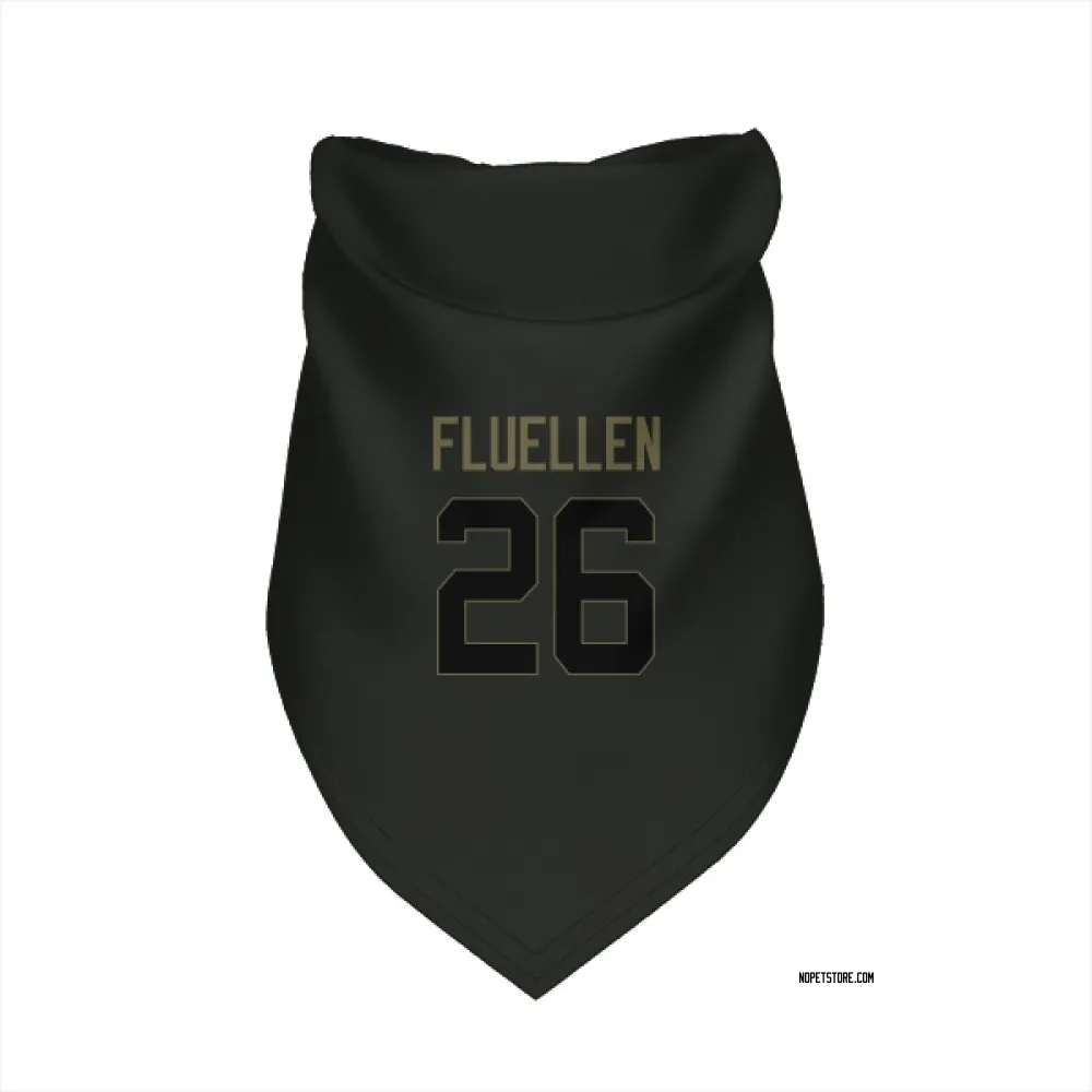 New Orleans Saints Travion Fluellen Black Service Pet Bandana for Dog & Cat