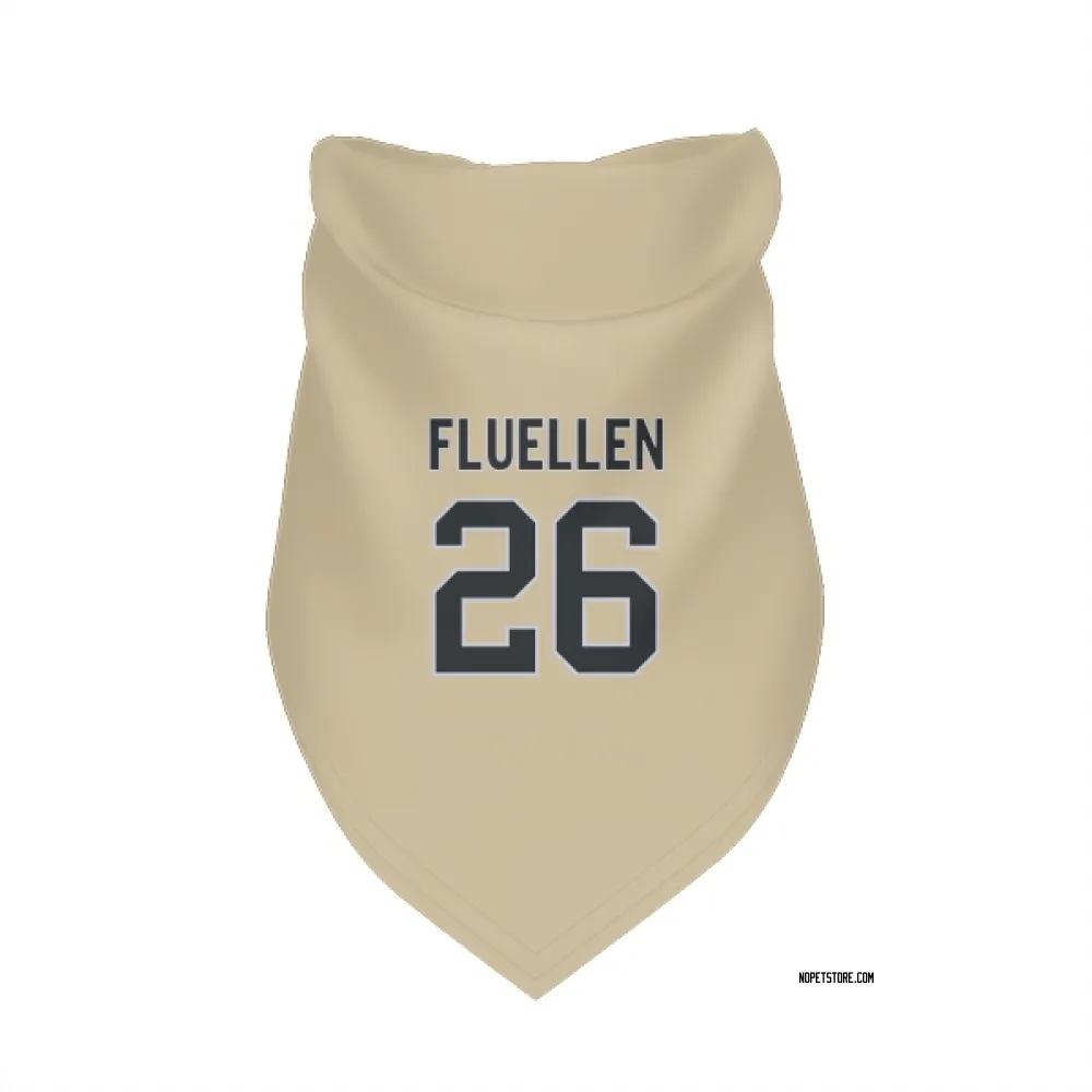 New Orleans Saints Travion Fluellen Gold Pet Bandana for Dog & Cat
