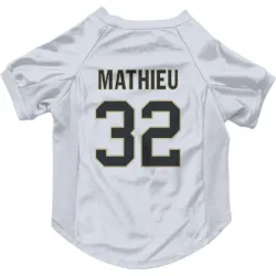 New Orleans Saints Tyrann Mathieu White Pet Jersey for Dog & Cat
