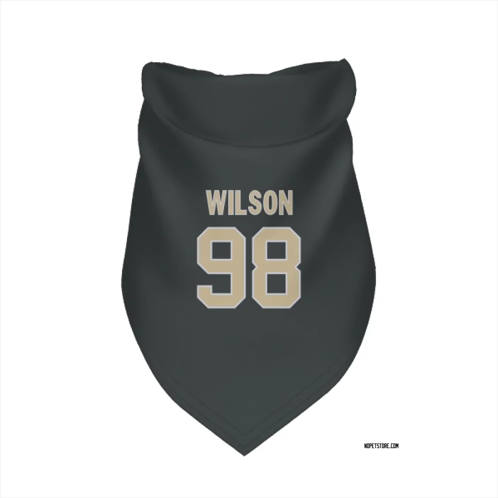 New Orleans Saints Tyree Wilson Black Pet Bandana for Dog & Cat