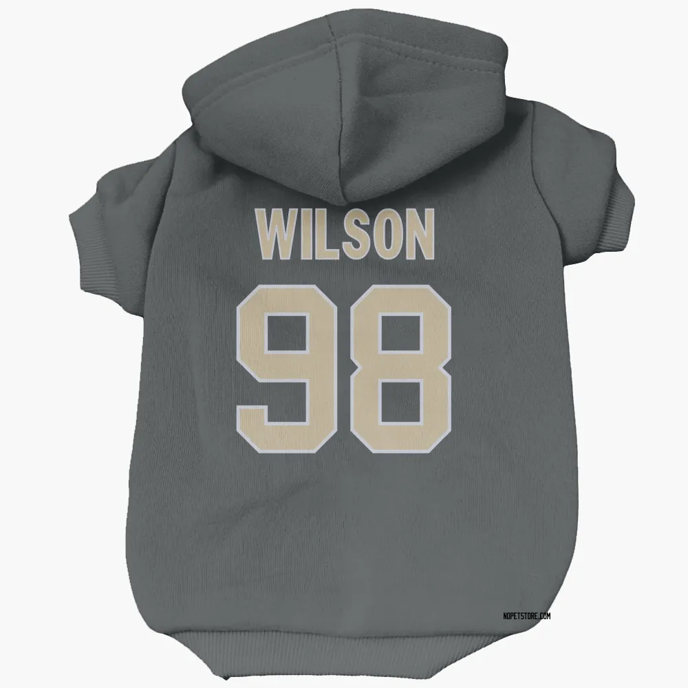 New Orleans Saints Tyree Wilson Black Pet Hoodie for Dog & Cat
