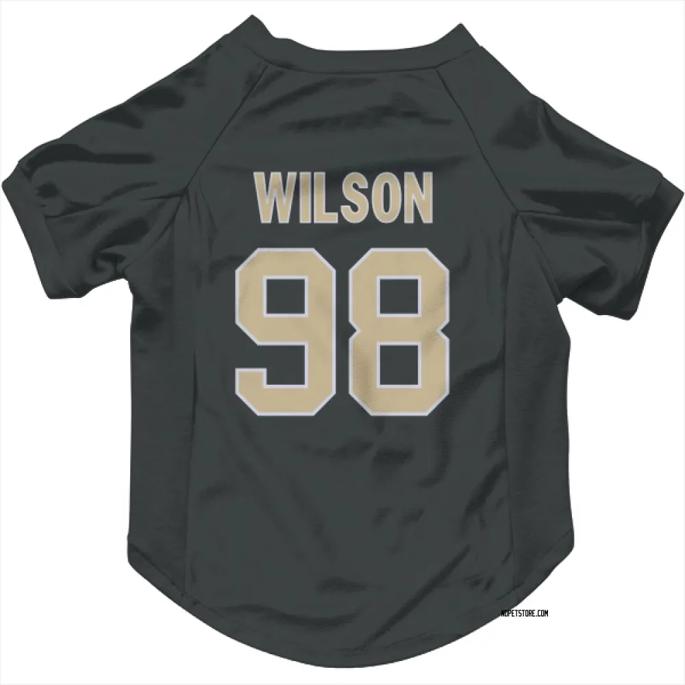 New Orleans Saints Tyree Wilson Black Pet Jersey for Dog & Cat