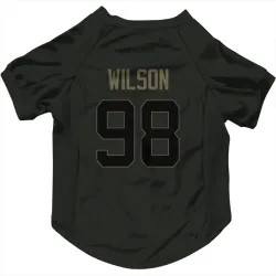 New Orleans Saints Tyree Wilson Black Service Pet Jersey for Dog & Cat