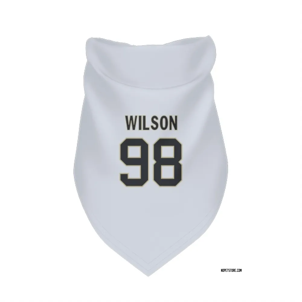New Orleans Saints Tyree Wilson White Pet Bandana for Dog & Cat