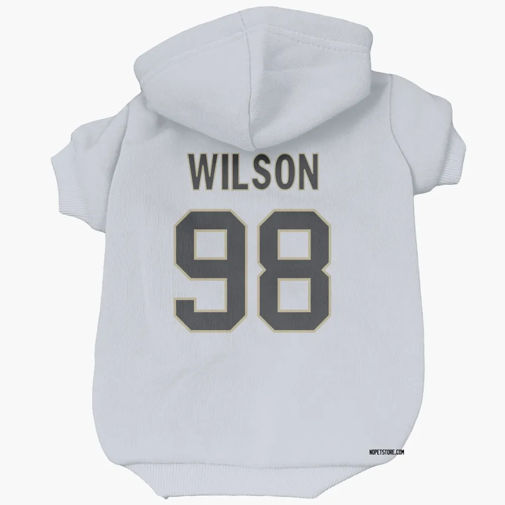 New Orleans Saints Tyree Wilson White Pet Hoodie for Dog & Cat