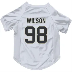 New Orleans Saints Tyree Wilson White Pet Jersey for Dog & Cat