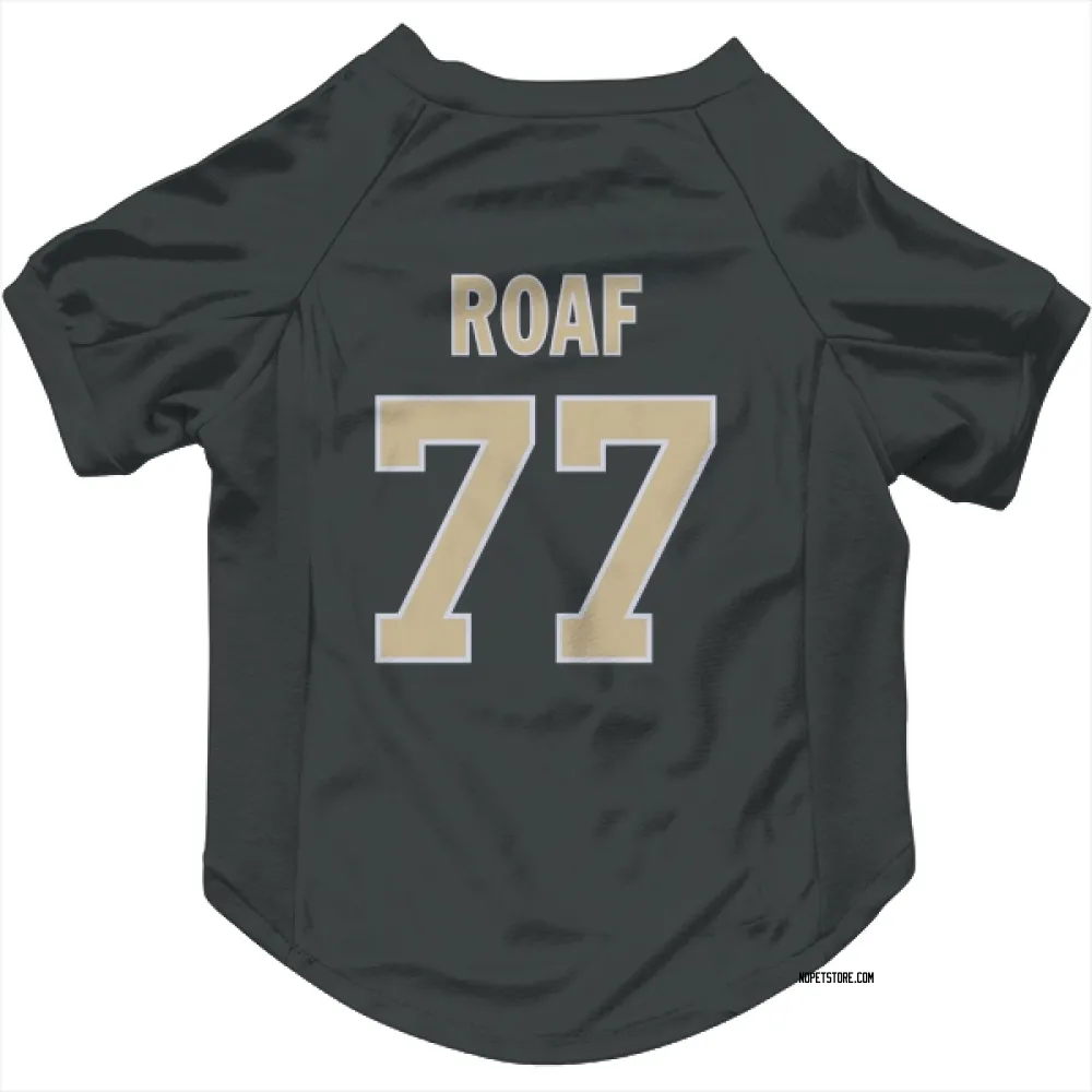 New Orleans Saints Willie Roaf Black Pet Jersey for Dog & Cat