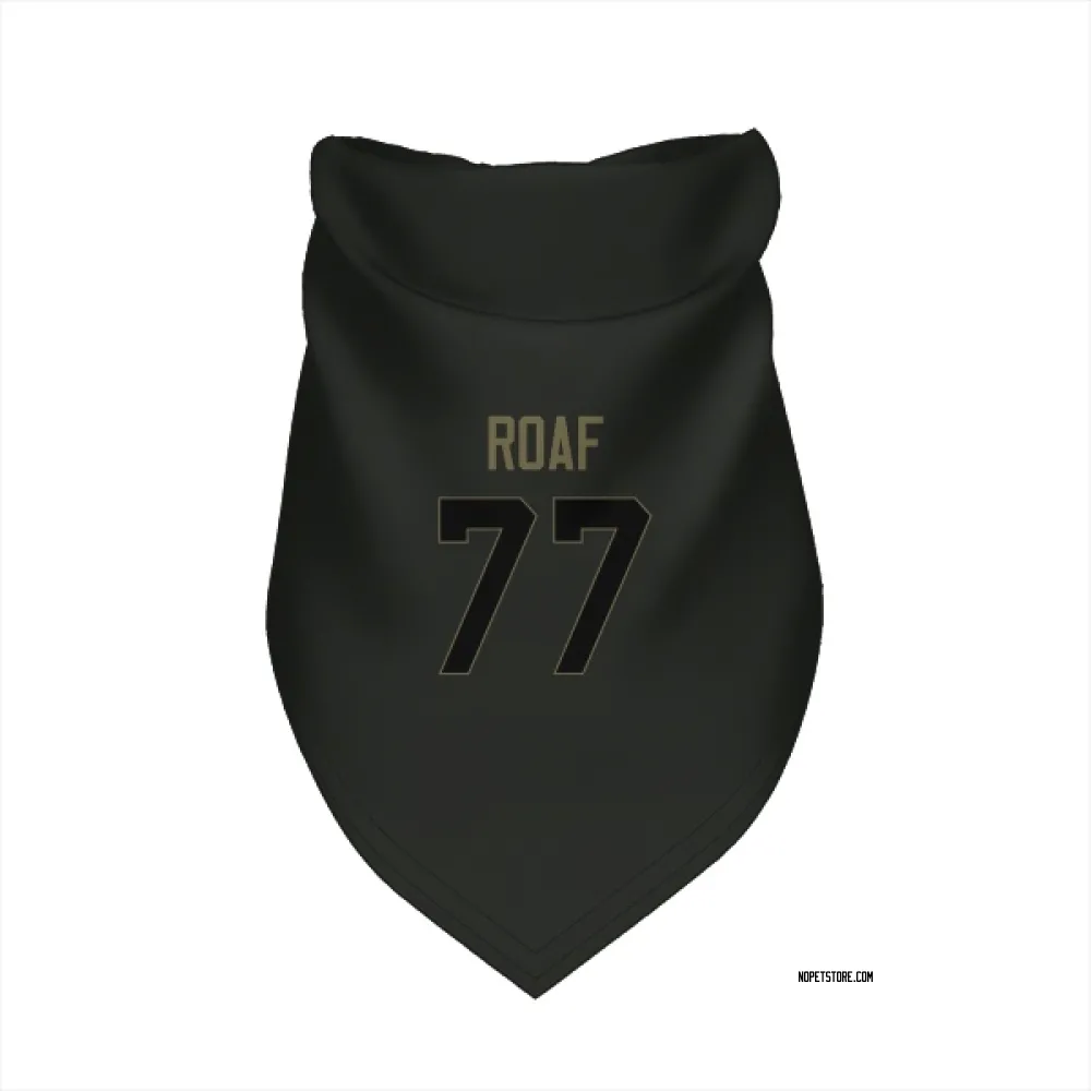 New Orleans Saints Willie Roaf Black Service Pet Bandana for Dog & Cat
