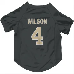 New Orleans Saints Zach Wilson Black Pet Jersey for Dog & Cat