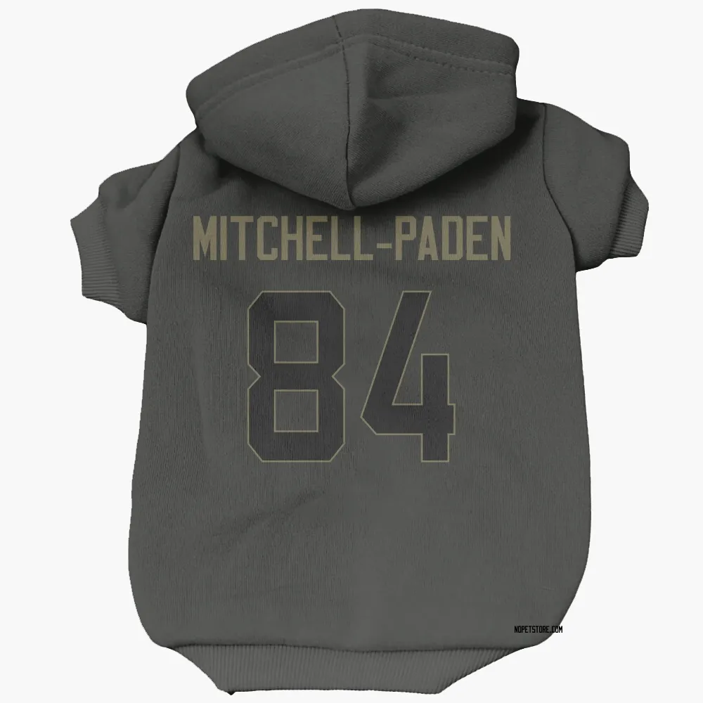New Orleans Saints Zaire Mitchell-Paden Black Service Pet Hoodie for Dog & Cat