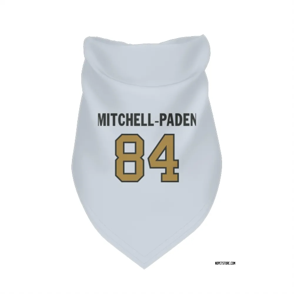 New Orleans Saints Zaire Mitchell-Paden White Gold Pet Bandana for Dog & Cat
