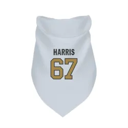 New Orleans Saints Zxavian Harris White Gold Pet Bandana for Dog & Cat